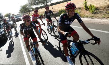 El ciclista brit¨¢nico del equipo Sky, Chris Froome.