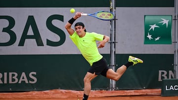 Andrés Santamarta, en Roland Garros.