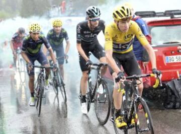 Nairo Quintana es tercero en el Tour, logró su tercer podio.