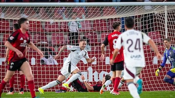 Partido de la jornada 33 entre Albacete-Mirandés.