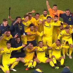 Nadie se percató y los medios ingleses lo destacan: Iborra en la fiesta del Villarreal