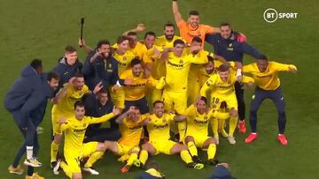 Nadie se percató y los medios ingleses lo destacan: Iborra en la fiesta del Villarreal