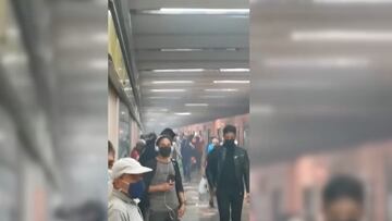 Así fue el incendio en línea 3 del metro de la CdMx