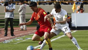 Chinese player's wife gives him the red card after Iran gaffe