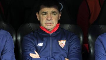 El segundo entrenador del Sevilla, Marcucci.