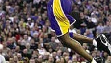 <b>VUELO EN MADRID.</B> Kobe Bryant, el príncipe heredero de Jordan, volará en el Palacio de Madrid.