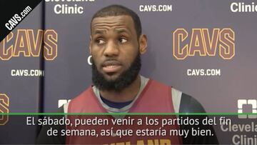 LeBron anuncia por qué saldrá más motivado que nunca este sábado a jugar