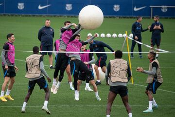 Barcelona in training on Tuesday.