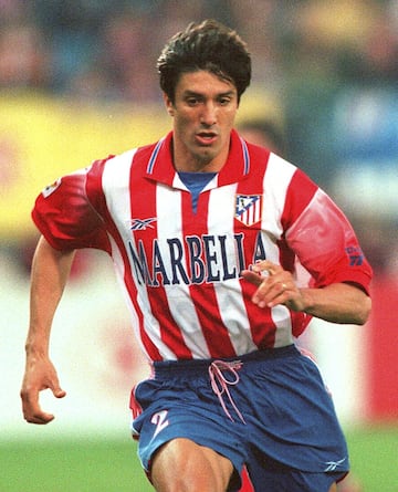 Jug con el Atltico de Madrid desde 1998 a 2000.