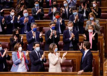 Último día de Pablo Casado como líder del Partido Popular y de la oposición en el Congreso de los Diputados.