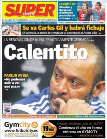 Portadas de la prensa deportiva