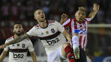 Junior ante Flamengo por Copa Libertadores.