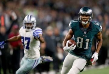 Jordan Matthews , receptor de Philadelphia, fue uno de los hombres del partido para los Eagles. Su velocidad y agilidad fue determinante en el partido.