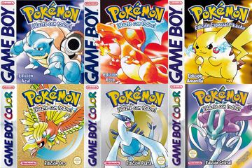 pokemon primera segunda generacion azul rojo amarillo oro plata cristal