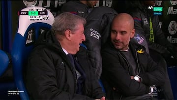 Hodgson y Guardiola. 