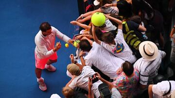 Nadal, contra el calor: "Voy a entrenarme bajo techo"