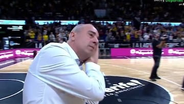 Difícil recordar una celebración tan bochornosa: el entrenador de Tenerife entra en cólera