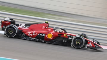 Carlos Sainz (Ferrari SF23). Yas Marina, Abu Dhabi. F1 2023.