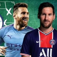 Los posibles onces de PSG y City con Messi: dos monstruosidades para gobernar Europa