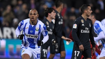16/01/19 PARTIDO VUELTA OCTAVOS COPA DEL REY
LEGANES - REAL MADRID
PRIMER GOL MARTIN BRAITHWAITE 1-0 ALEGRIA