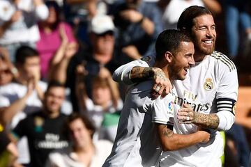 Eden Hazard and Sergio Ramos.