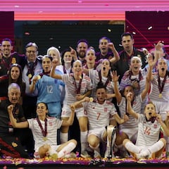 España, primera campeona de Europa de fútbol sala femenino
