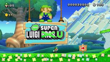 Captura de pantalla - New Super Mario Bros. U - Super Luigi U (WiiU)