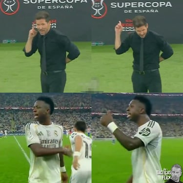 Las provocaciones de Simeone: protagonistas de los memes de la Supercopa