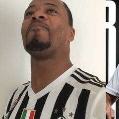 Evra le canta 'Con te partirò' a Cristiano para celebrar su fichaje