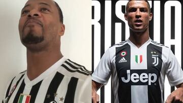 Patrice Evra celebra el fichaje de Cristiano por la Juve dedicándole una canción.