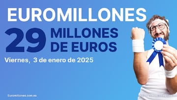 Euromillones: comprobar los resultados del sorteo de hoy, viernes 3 de enero