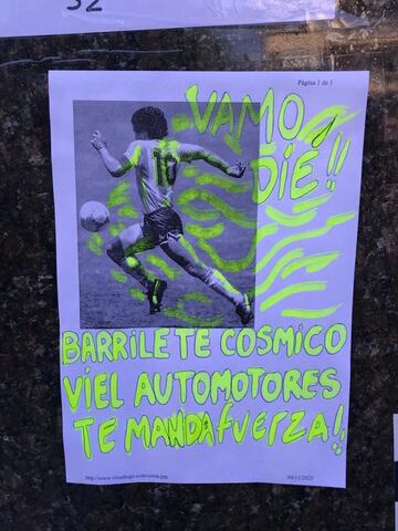 Aficionados acompañaron a Maradona mientras era operado