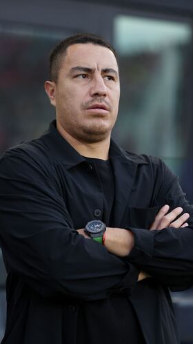 FORT LAUDERDALE, FLORIDA - AUGUST 6: Head coach Efrain Juarez of Pumas UNAM looks on prior to the Leagues Cup Phase One match between Inter Miami CF and Pumas de la UNAM at Chase Stadium on August 6, 2025 in Fort Lauderdale, Florida. Leonardo Fernandez/Getty Images/AFP (Photo by Leonardo Fernandez / GETTY IMAGES NORTH AMERICA / Getty Images via AFP)