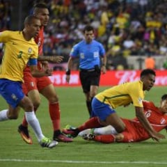 La eliminación de Brasil ante Perú en imágenes