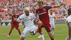 Alejandro Pozuelo no tuvo su mejor actuaci&oacute;n ante Real Salt Lake, pues adem&aacute;s de que su equipo fue goleado, el espa&ntilde;ol fue expulsado al minuto 61.