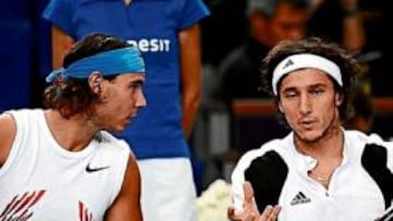 Rafa Nadal y Juan Mónaco.