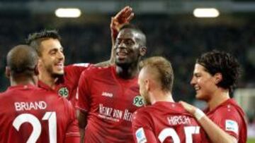 Miiko Albornoz festejó con el Hannover después de cuatro fechas.