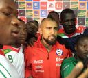 La locura que generó Vidal en los jugadores de Burkina Faso