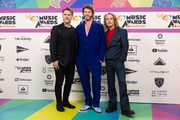 El grupo británico Take That a su llegada al photocall de LOS40 Music Awards Santander. 