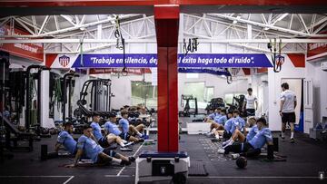 La Selección de Uruguay entrena en la sede deportiva de Junior de Barranquilla Adelita de Char