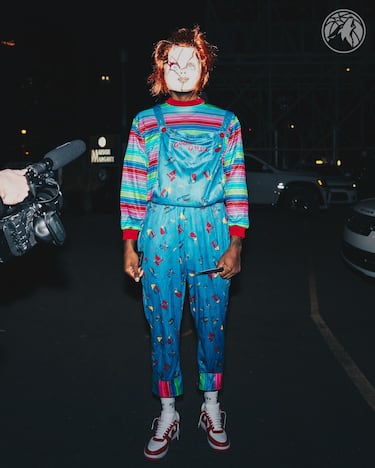 El disfraz de Wemby, entre los más terroríficos de la noche de Halloween en la NBA