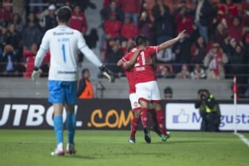 Enrique Trivero sentenció el triunfo escarlata con un gol de penalti.