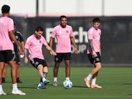 Messi e Inter Miami conocen los vestidores del Nu Stadium