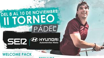 Málaga acoge el II Torneo de Pádel SER Hyundai Automóviles Nieto a beneficio de la lucha contra el cáncer