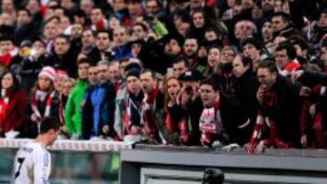Expulsado. Cristiano vio la roja en su primera visita.