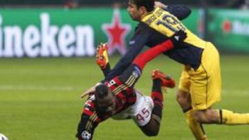 Balotelli se lesionó así.