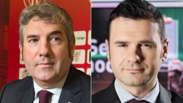 Im&aacute;genes del presidente del Athletic Josu Urrutia y del periodista bilba&iacute;no I&ntilde;aki L&oacute;pez.