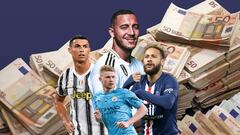 Los equipos de Europa que más han gastado en fichajes desde el año 2000