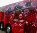 La Roja femenina estrena el bus que utilizará en el Mundial