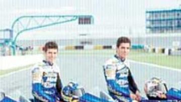 <b>GRAN CANTERA.</b> Pedrosa y Olivé (los primeros por la izquierda) llegaron al Mundial desde la MoviStar Cup.
